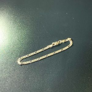 Sterling silver Figaro S925 bracelet